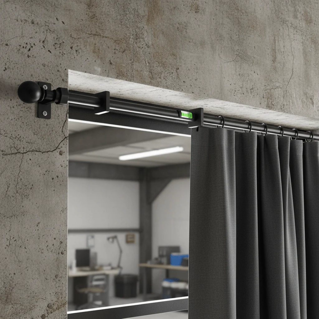 New No Measuring Curtain Rod