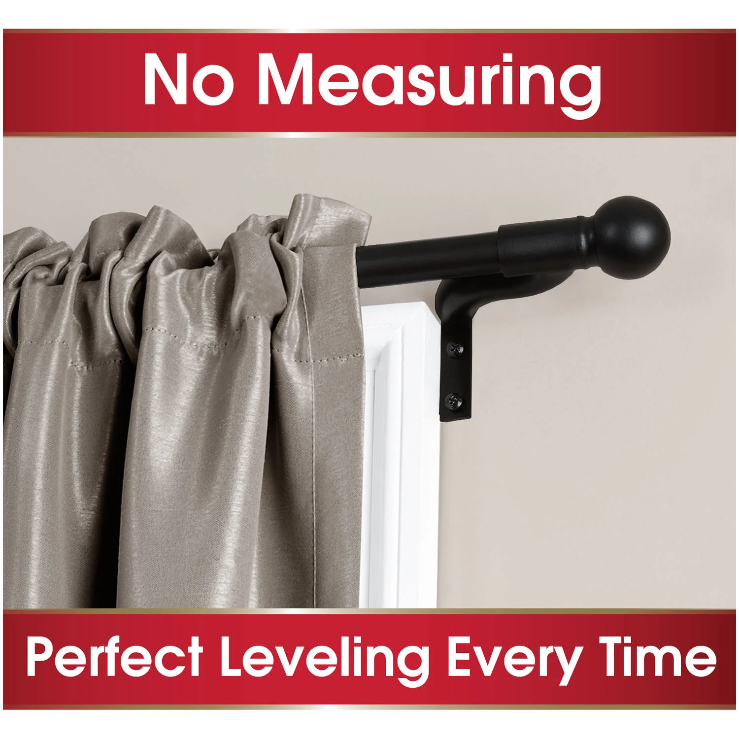New No Measuring Curtain Rod - Image 2