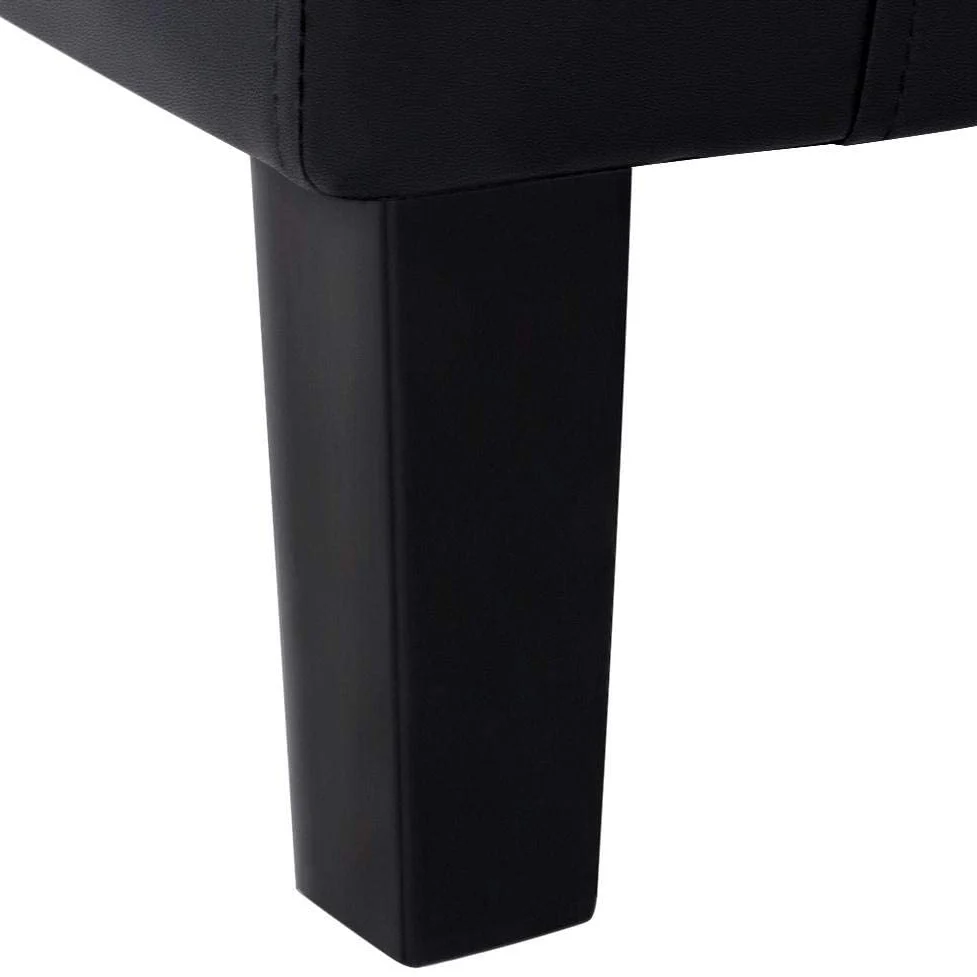 New Office Modern Style Tub Chair – Faux Leather Accent Chair in Black or Brown - Image 9