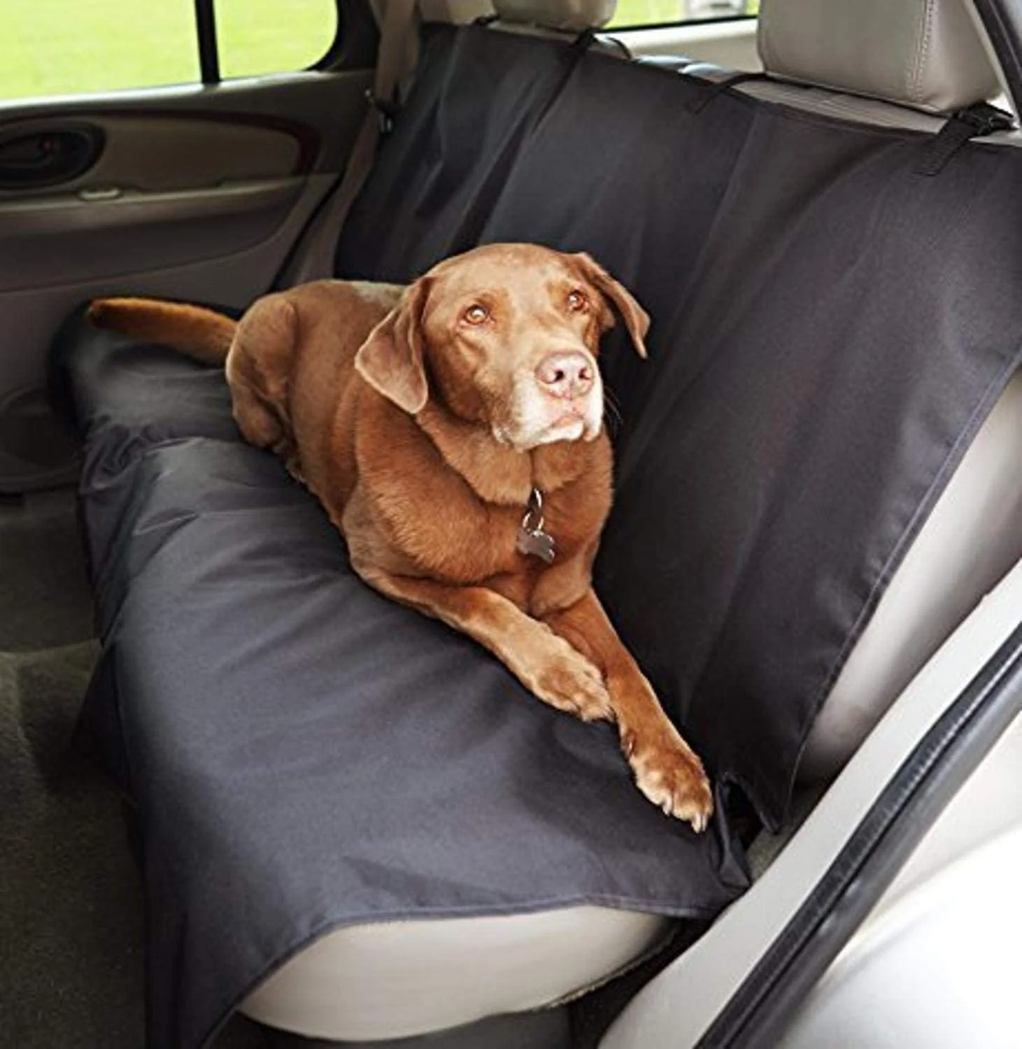 New Pet Seat Cover Protector for Bench Seat – 56 x 57 Inch Waterproof Dog Car Seat Cover NDT1029