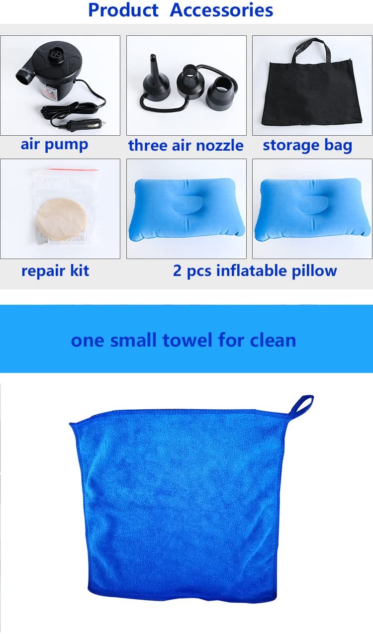 New Portable Back Seat Air Mattress – Car Camping Travel Bed SPTY023 - Image 4