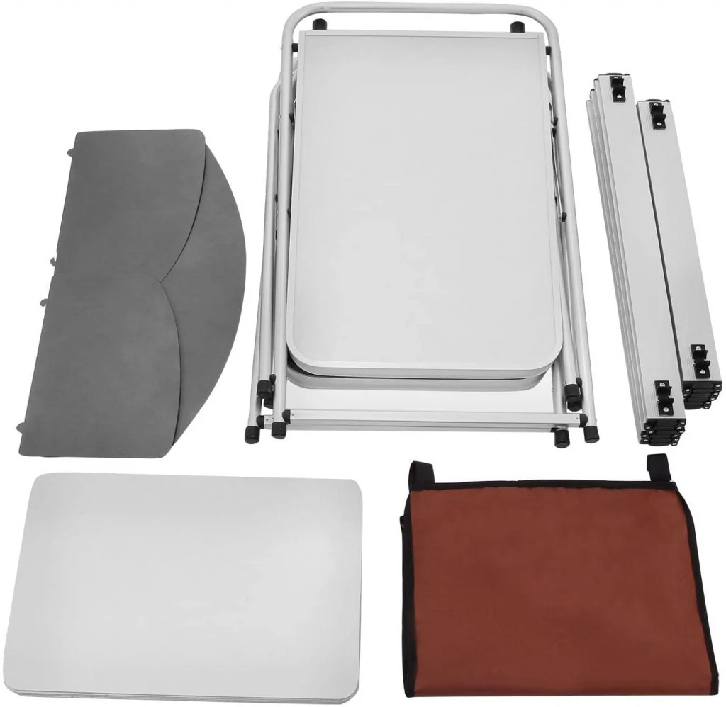 New Portable Camping Kitchen Table Set – Folding Outdoor Cooking Station with Storage & Windshield 1228820 - Image 6