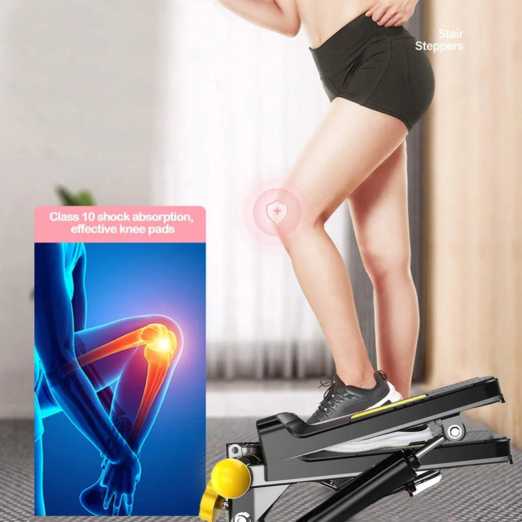 New Portable Fitness Stepper with Resistance Bands – Compact Home Exercise Stepper for Full-Body Workout S3054 - Image 6