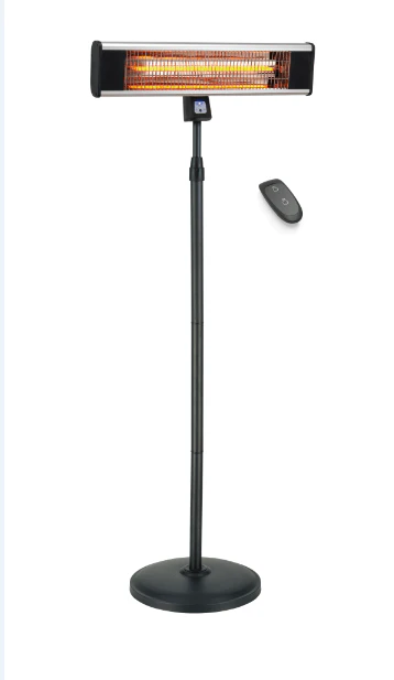 New Remote-Control Stand Mounted Infrared Patio Heater – 1500W | SKU: SH15CSR