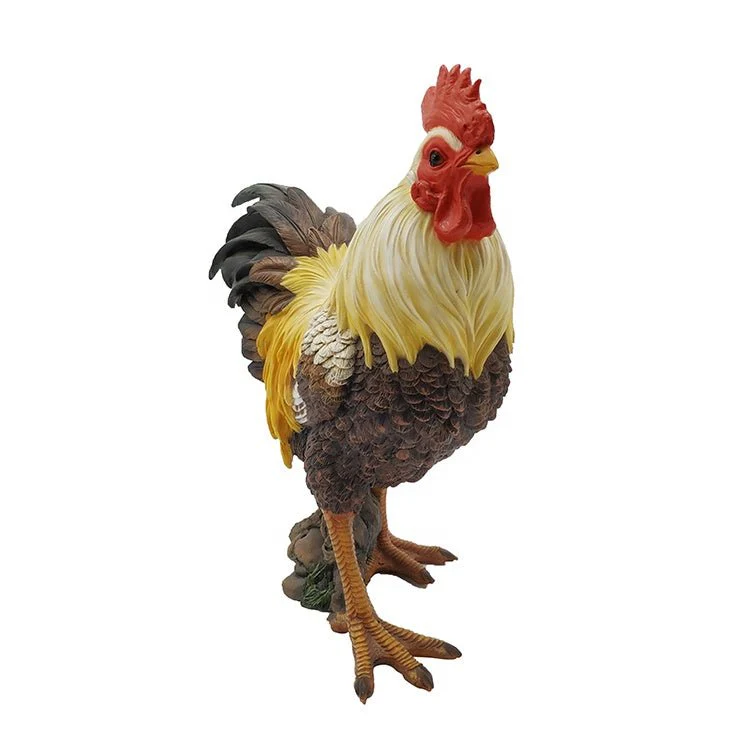 New Rooster Garden Statue – Indoor & Outdoor Decorative Farmhouse Figure B148734B - Image 4