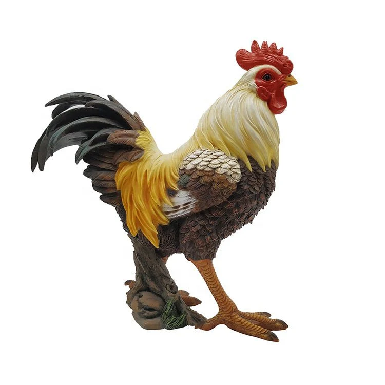 New Rooster Garden Statue – Indoor & Outdoor Decorative Farmhouse Figure B148734B - Image 5