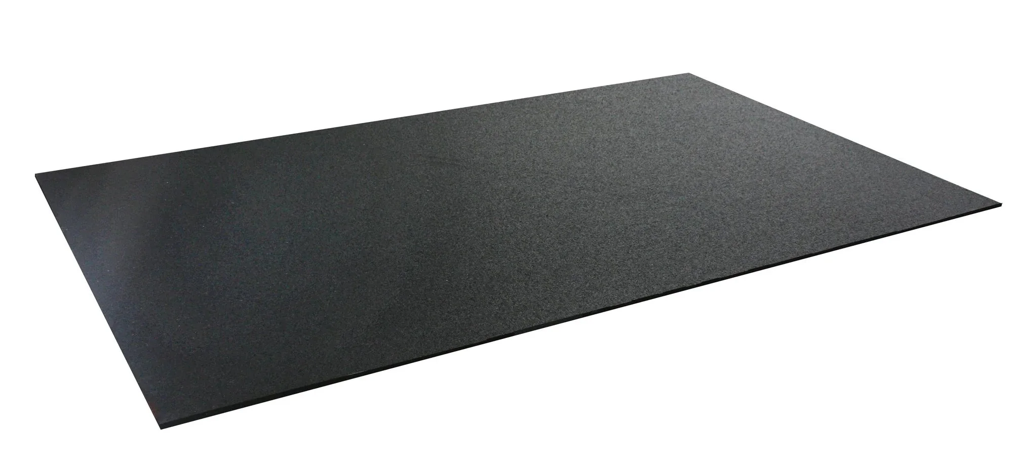 New Rubber King 4' x 6' Fitness Mat – 7mm Thick Black Durable Low-Odor Gym Flooring 212561