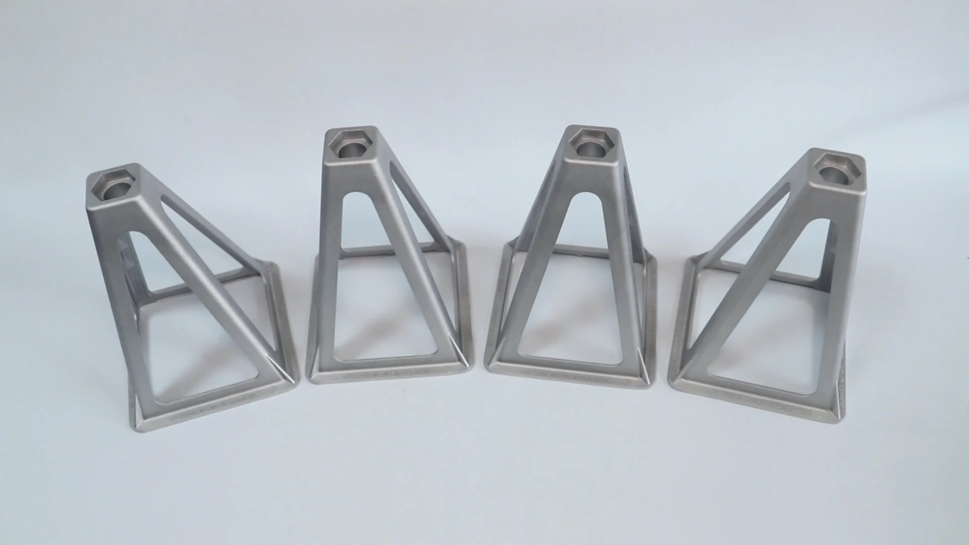 New RV Trailer Camper Aluminum 6,000 lbs 17” Extends Stabilizer Stacker Jack Stand – 4PK TC600017A - Image 2