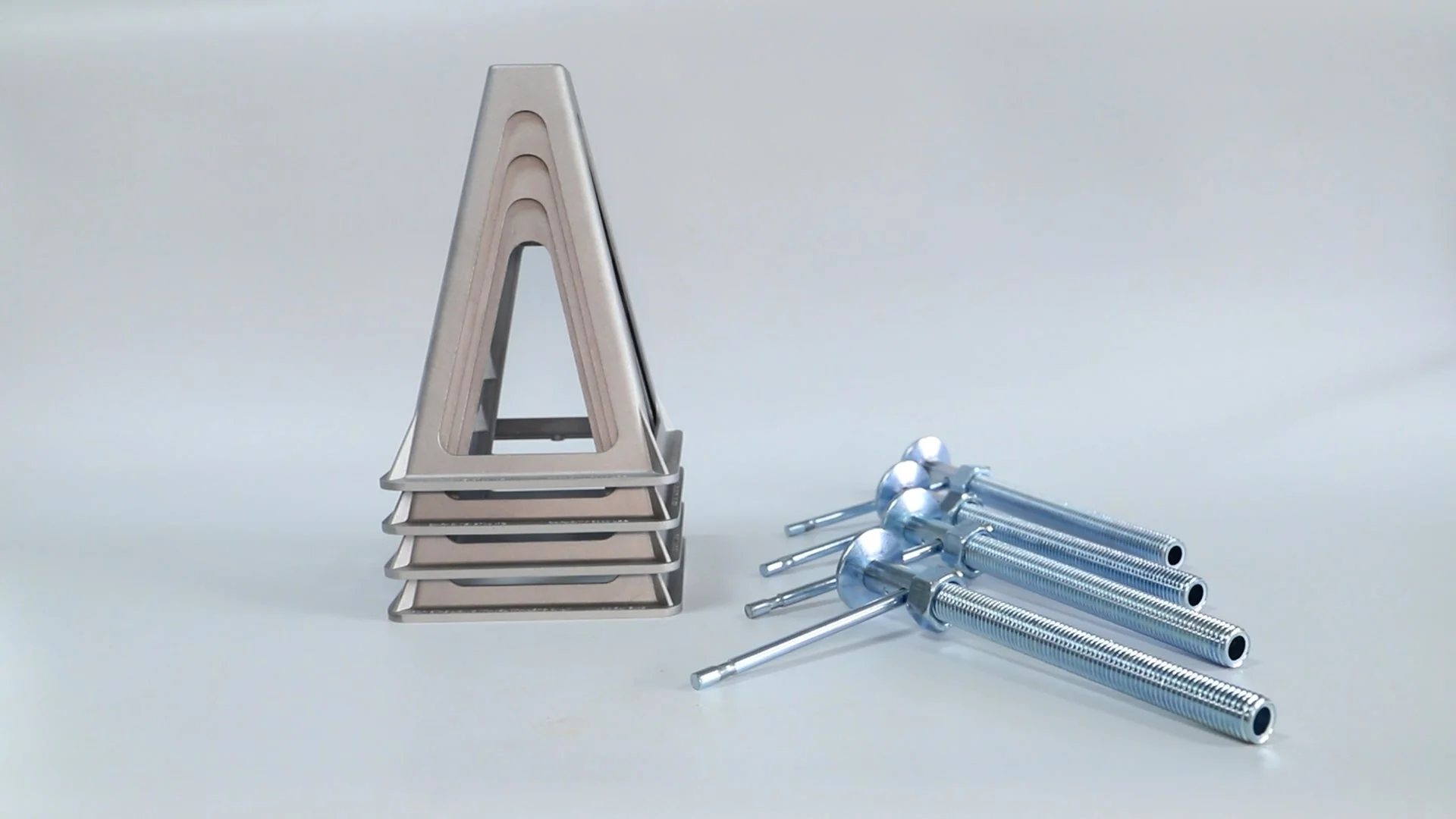 New RV Trailer Camper Aluminum 6,000 lbs 17” Extends Stabilizer Stacker Jack Stand – 4PK TC600017A - Image 3