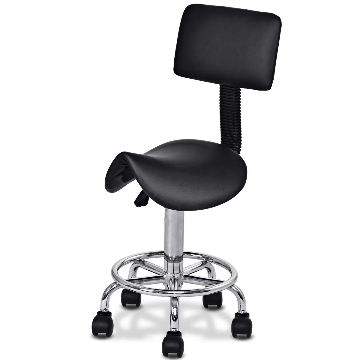 NEW Salon Saddle Adjustable Height Backrest Chair GR003
