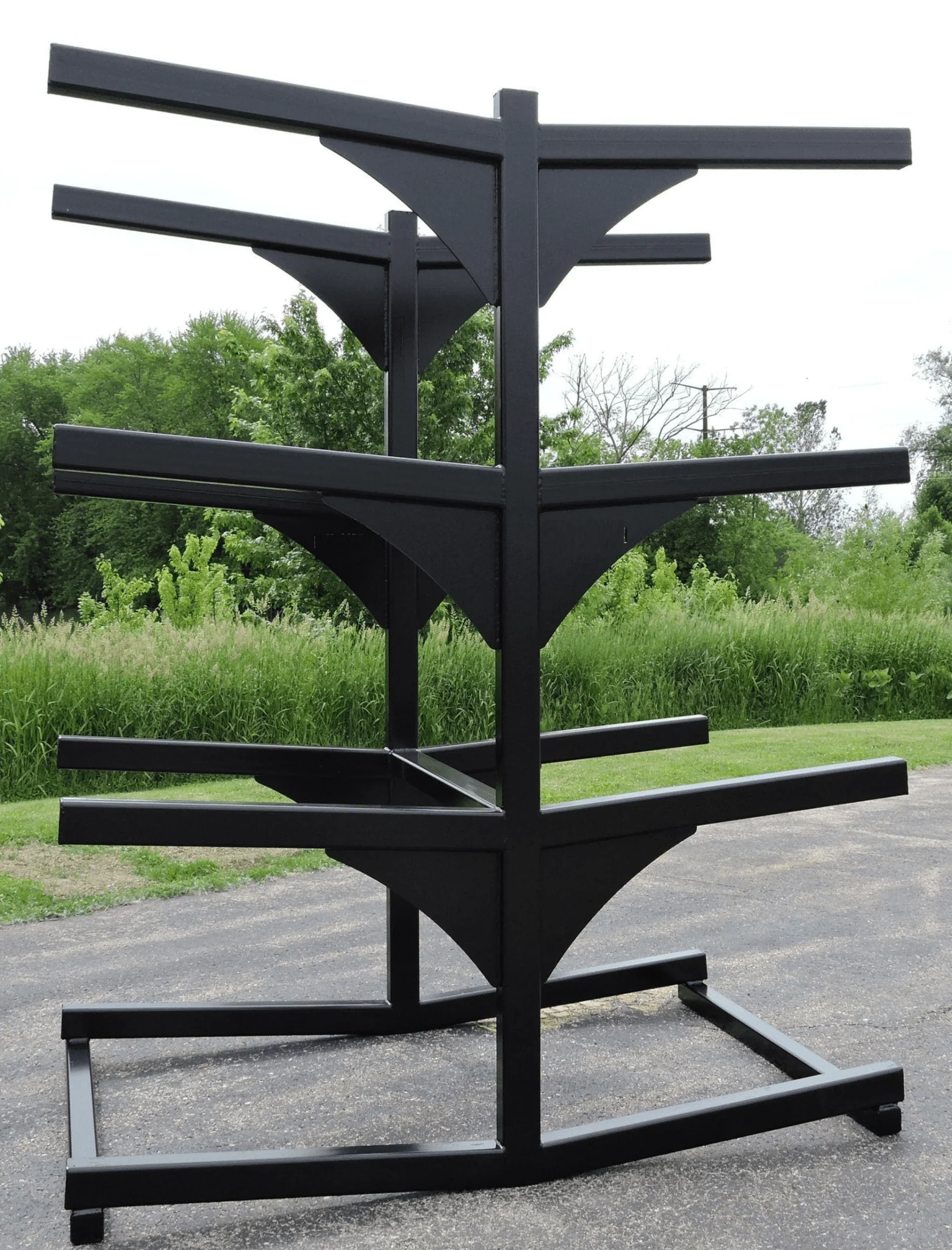 New Skid Steer & Tractor Attachment Storage Rack – 4 Bucket, 8 Bucket & Skid Steer Auger Rack Add-On