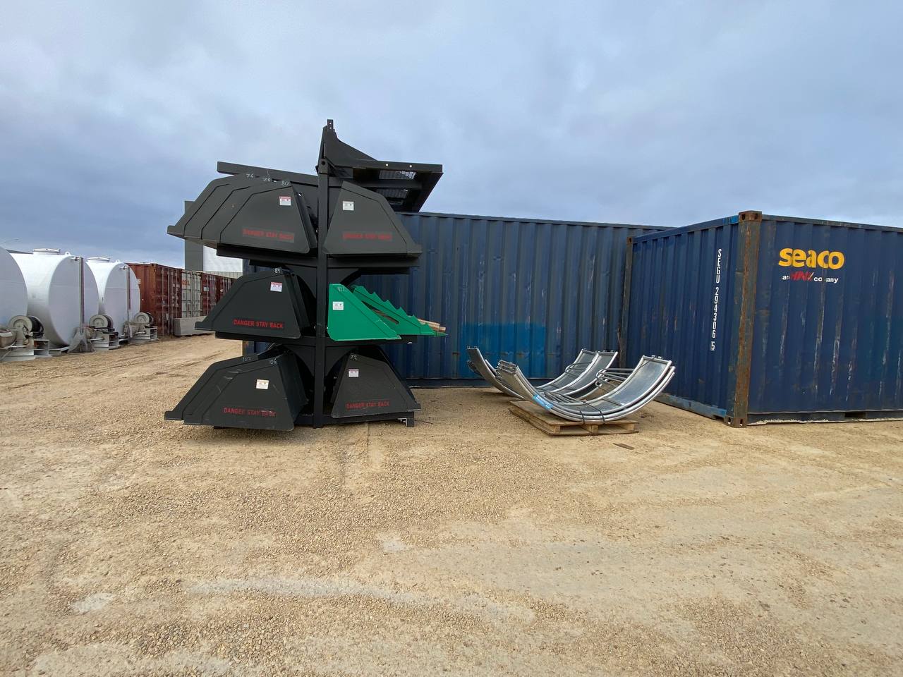 New Skid Steer & Tractor Attachment Storage Rack – 4 Bucket, 8 Bucket & Skid Steer Auger Rack Add-On - Image 5