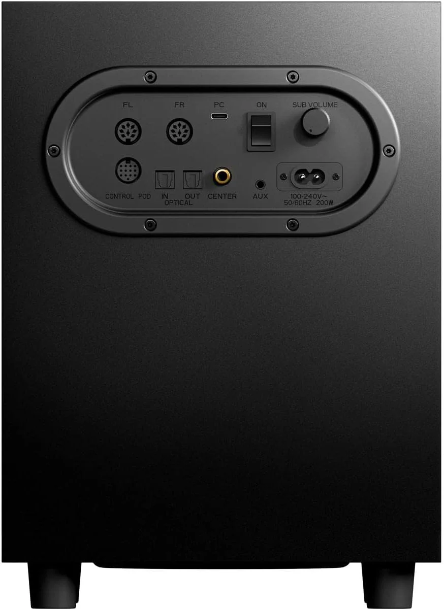 New SteelSeries Arena 9 Illuminated 5.1 Gaming Speakers – 5.1 USB Surround Sound – Wireless Rear Speakers – 2-Way Speaker Design – Subwoofer – Reactive RGB Light – PC, Playstation, Mobile, Mac. Used, good condition - Image 4