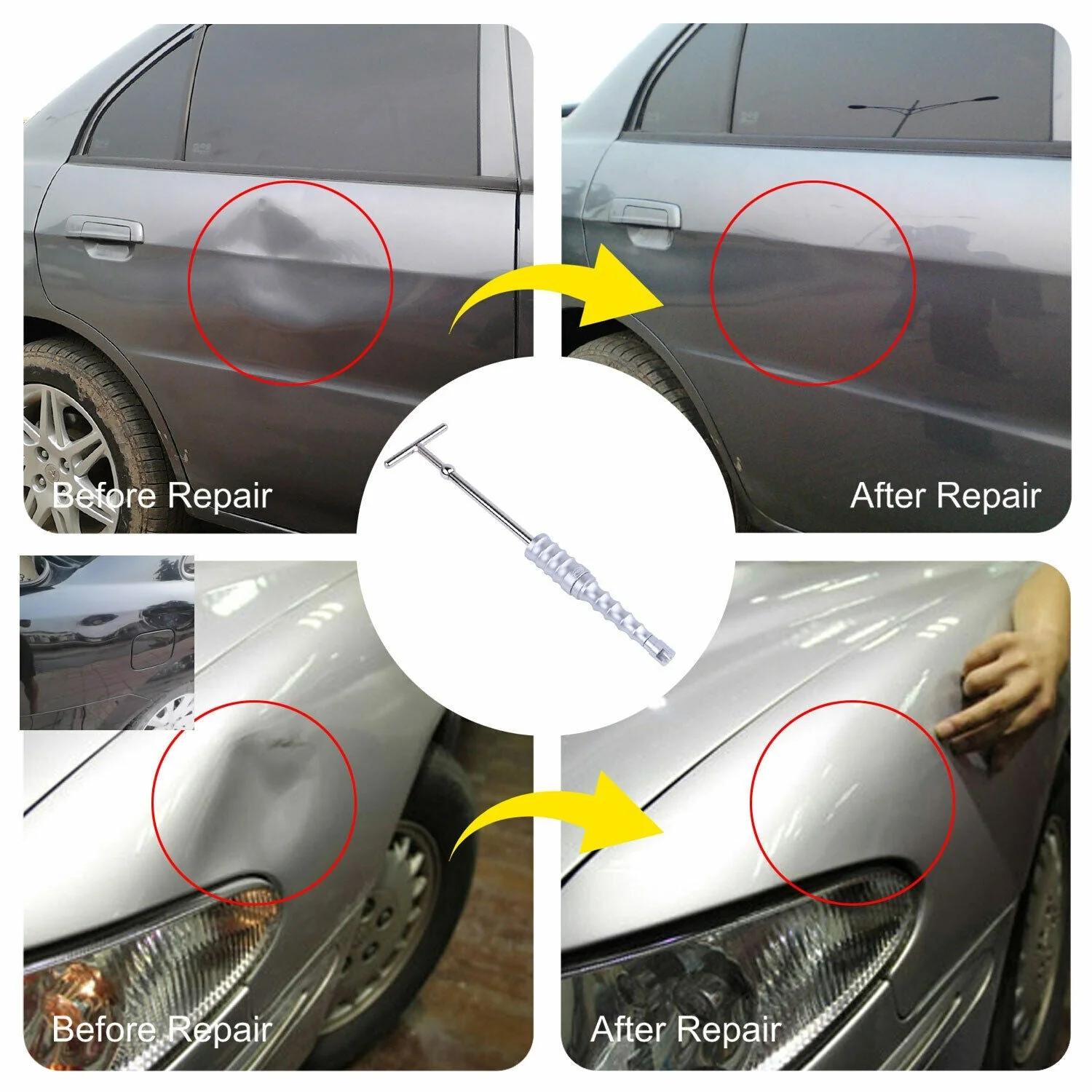 NEW Ultimate 85 PCS Paintless Dent Repair Autobody Kit S1086 - Image 2