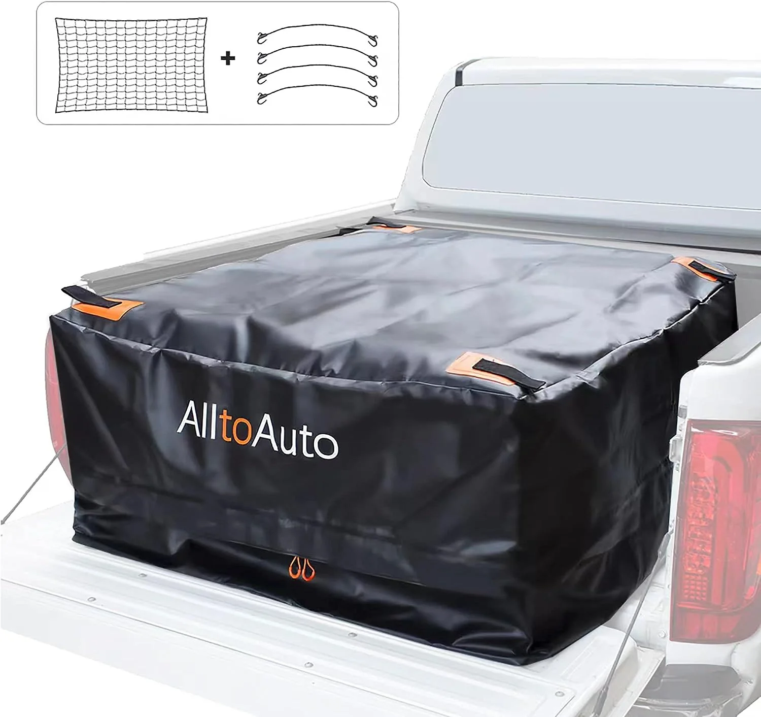 New Waterproof Truck Bed Cargo Bag & Cargo Net – Heavy-Duty Waterproof Storage for Pickup Trucks S1233