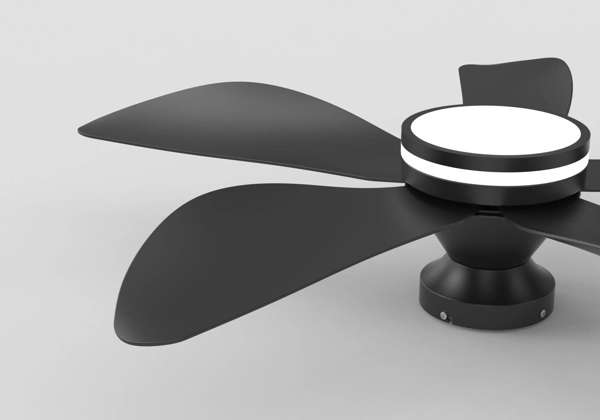 New ZY996 42" Smart LED Ceiling Fan – Modern Black with Remote & APP Control ZY996 - Image 5