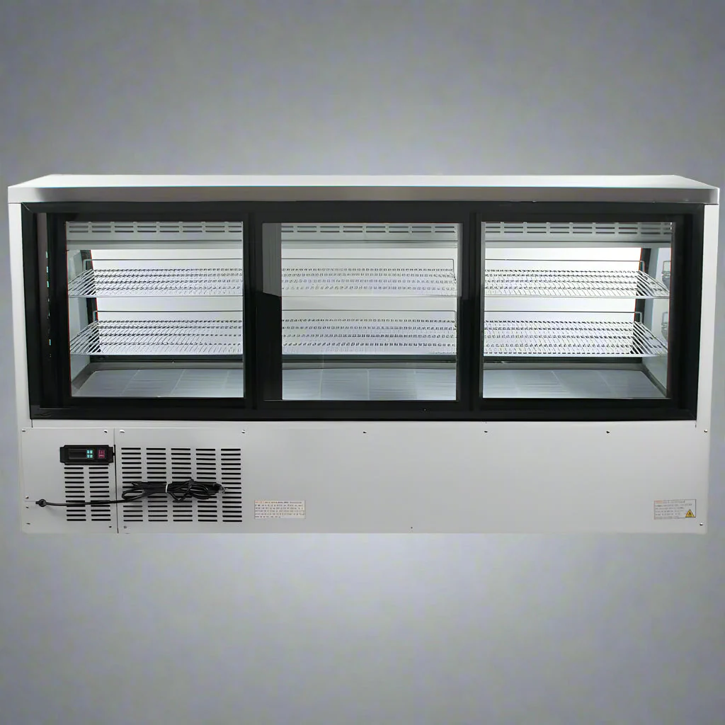 Commercial Curved Glass Deli Display Fridge – NSF Certified Cooler, 47" & 78" Sizes - Image 3