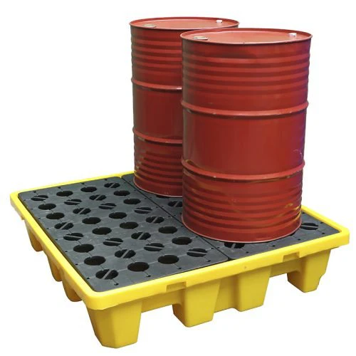 Oil Spill Containment Tray Pallet – Leak-Proof Barrel Storage Solution (SKU 216458) - Image 3