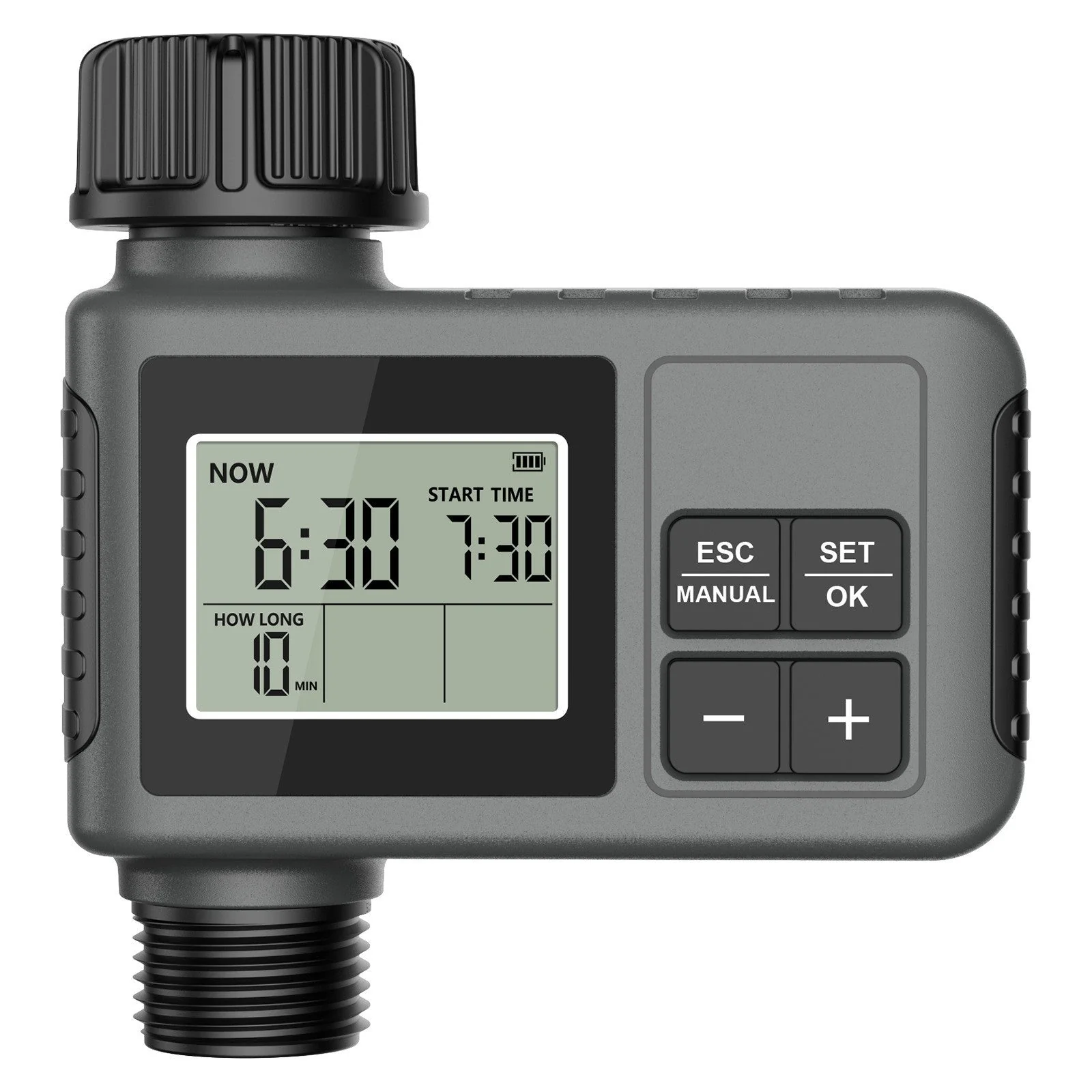 Outdoor Garden Hose Faucet Timer Programmable Sprinkler with Rain Delay Manual Auto Irrigation Yard Lawn – SGW01
