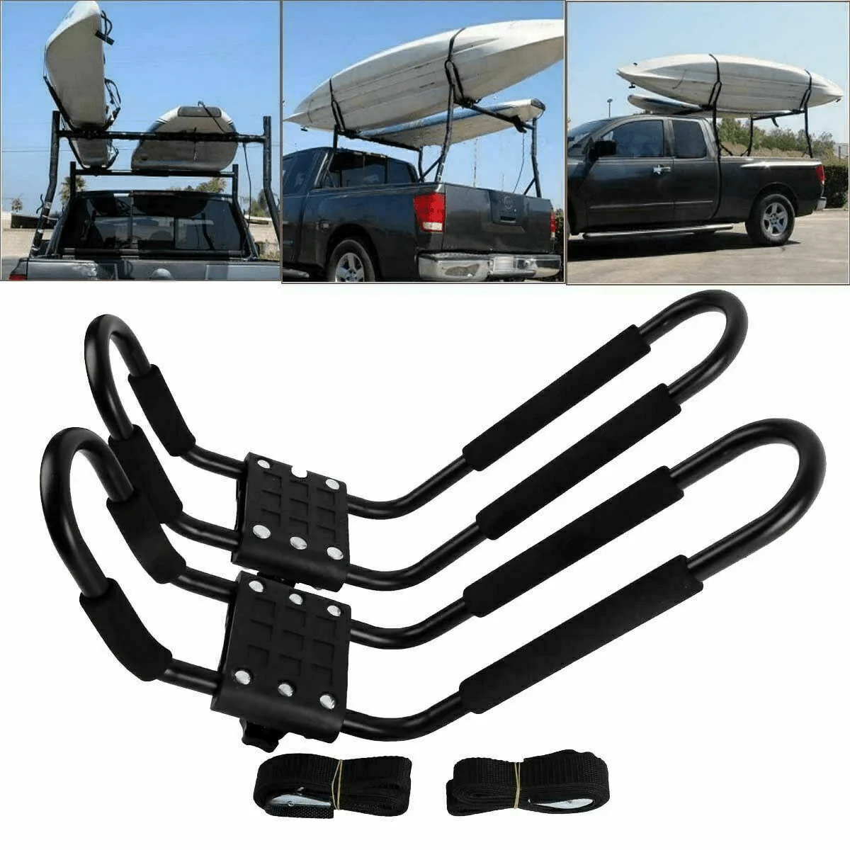 Pairs Canoe Boat Kayak Roof Rack for SUV Car Truck Top Mount Carrier J Cross Bar LYA011