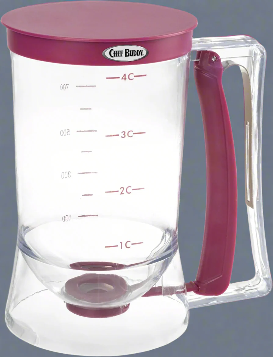 Pancake & Waffle Batter Dispenser – 4-Cup Capacity with Easy-Pour Nozzle | S1321