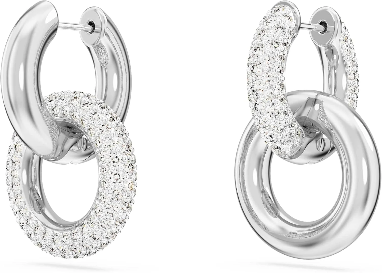 Pendientes de aro Swarovski Dextera 5671807 Bucle, Argent sterling - Image 3