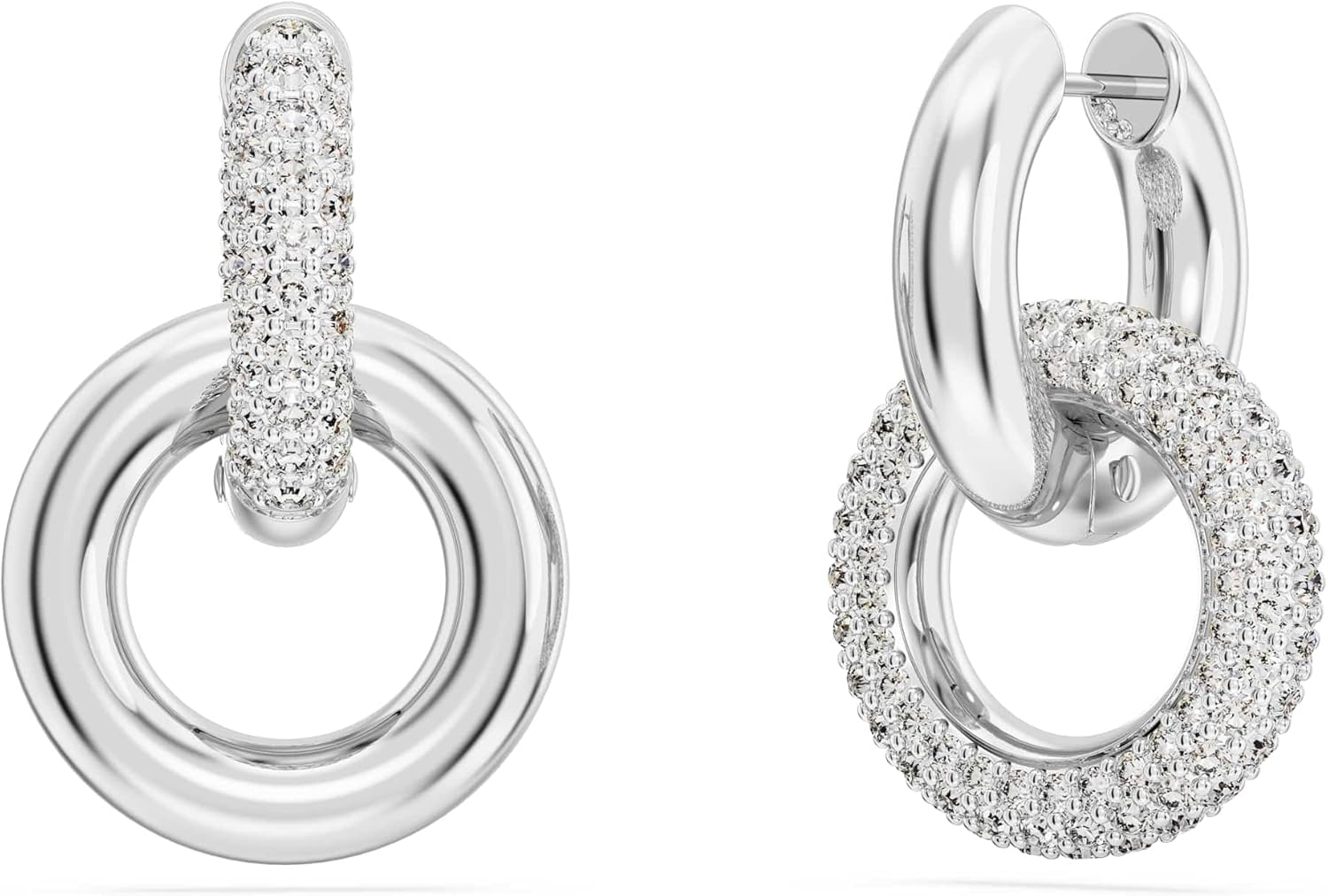 Pendientes de aro Swarovski Dextera 5671807 Bucle, Argent sterling - Image 4