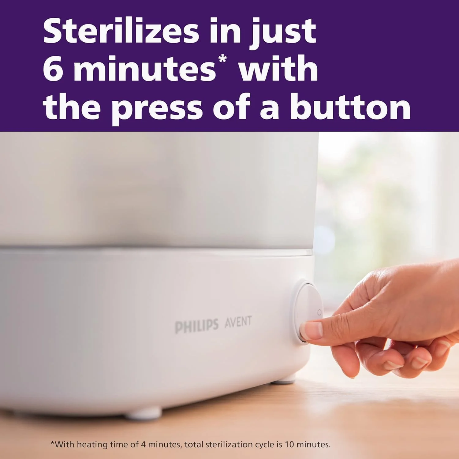 Philips AVENT Advanced Electric Steam Sterilizer, SCF291/00 - Image 3