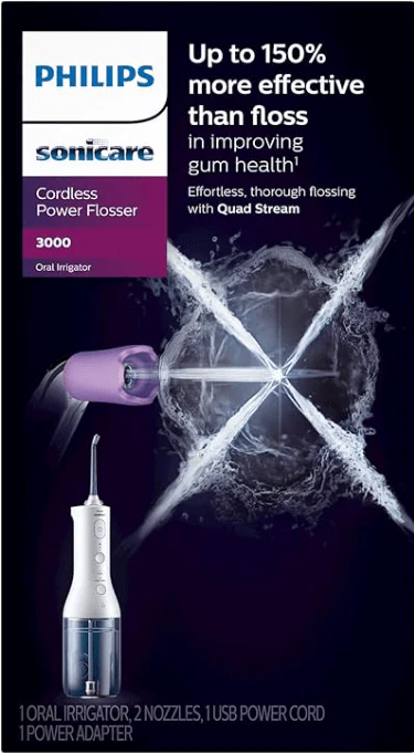 Philips Sonicare Power Flosser 2000 and 3000 Cordless Oral Irrigator - Image 10