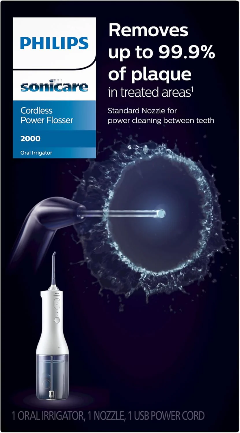 Philips Sonicare Power Flosser 2000 and 3000 Cordless Oral Irrigator - Image 8
