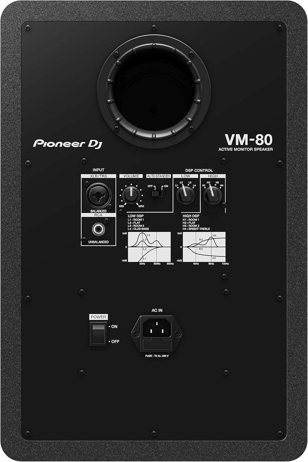 Pioneer Pro DJ VM80 PIONEED Powered Monitor 8", Black - Image 3