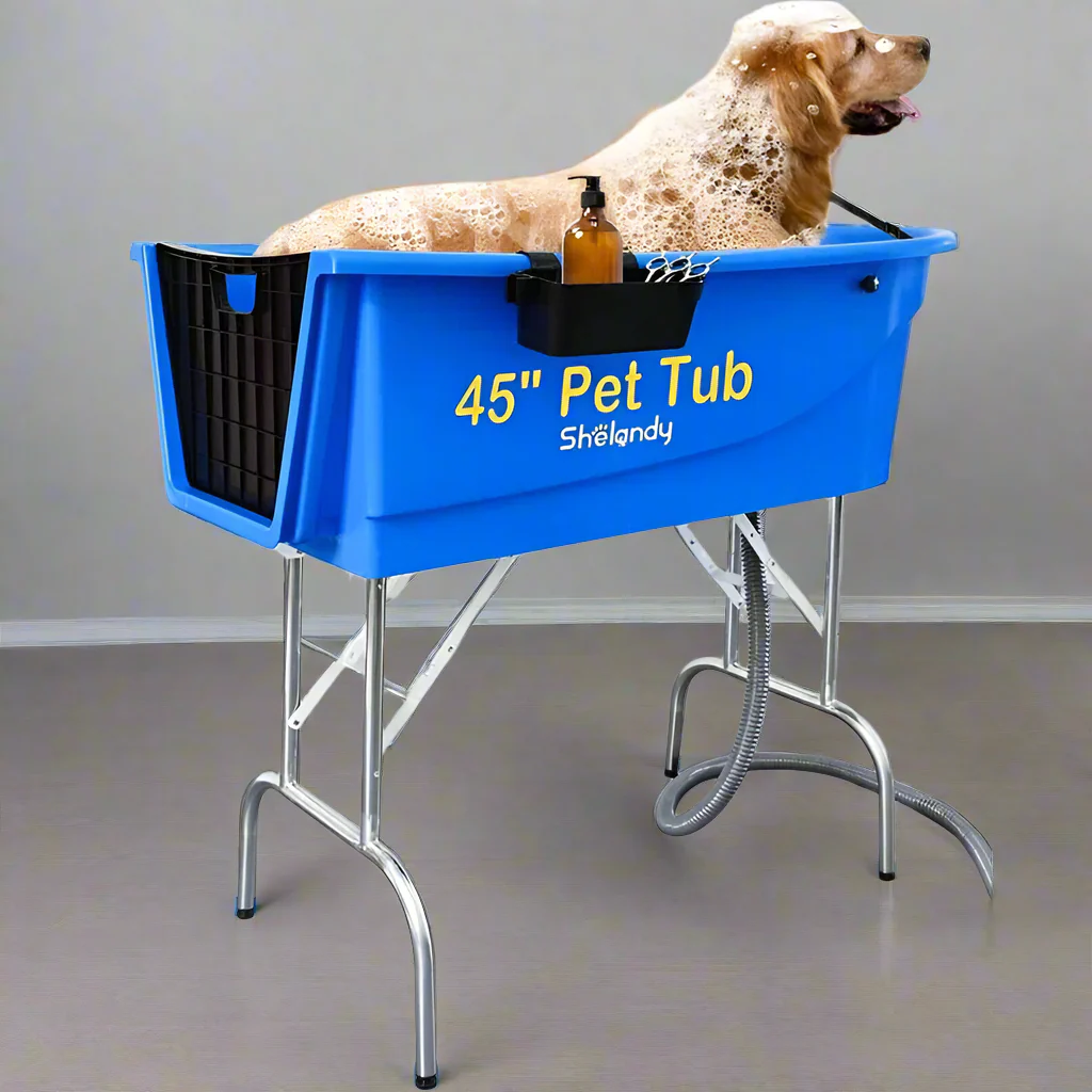 New Plastic Pet Dog Grooming Bathtub – Durable Wash Station for Dogs & Animals | Model 1127841 - Image 3