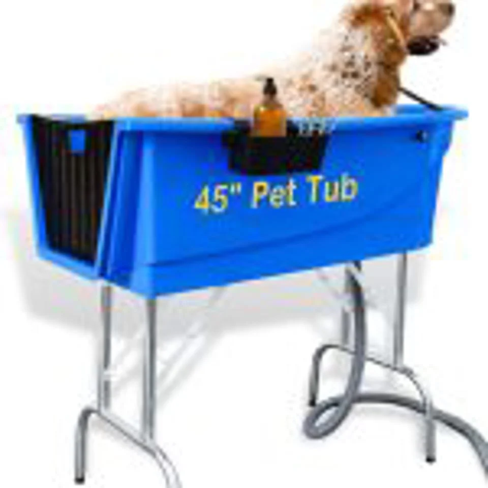New Plastic Pet Dog Grooming Bathtub – Durable Wash Station for Dogs & Animals | Model 1127841 - Image 7