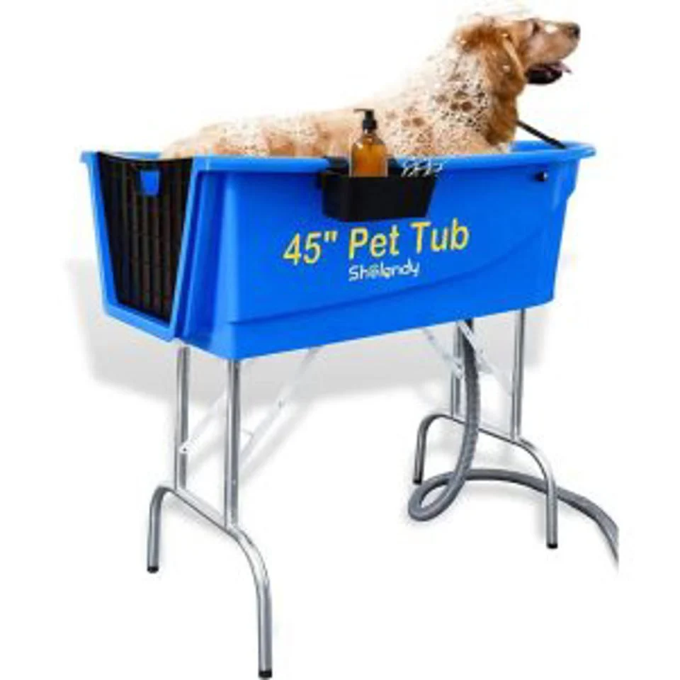 New Plastic Pet Dog Grooming Bathtub – Durable Wash Station for Dogs & Animals | Model 1127841 - Image 8