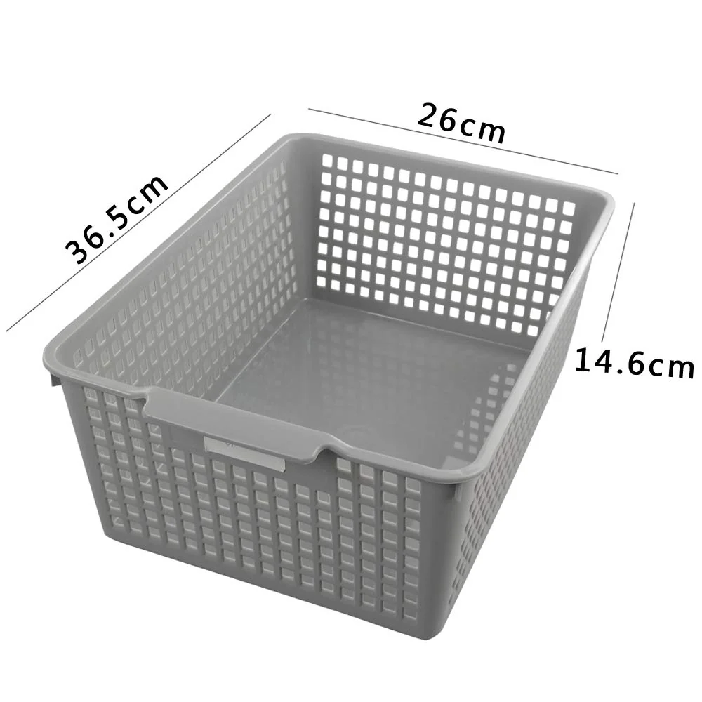 New Plastic Storage Basket 36 x 26 x 14 cm – Durable Organizer for Home & Office 23688