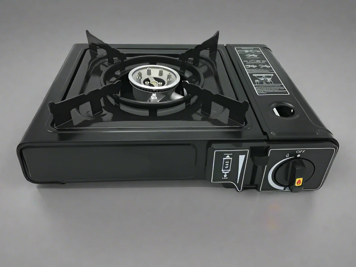 Portable Butane Gas Stove – 10,000 BTU Camping Burner with Carry Case | 317453