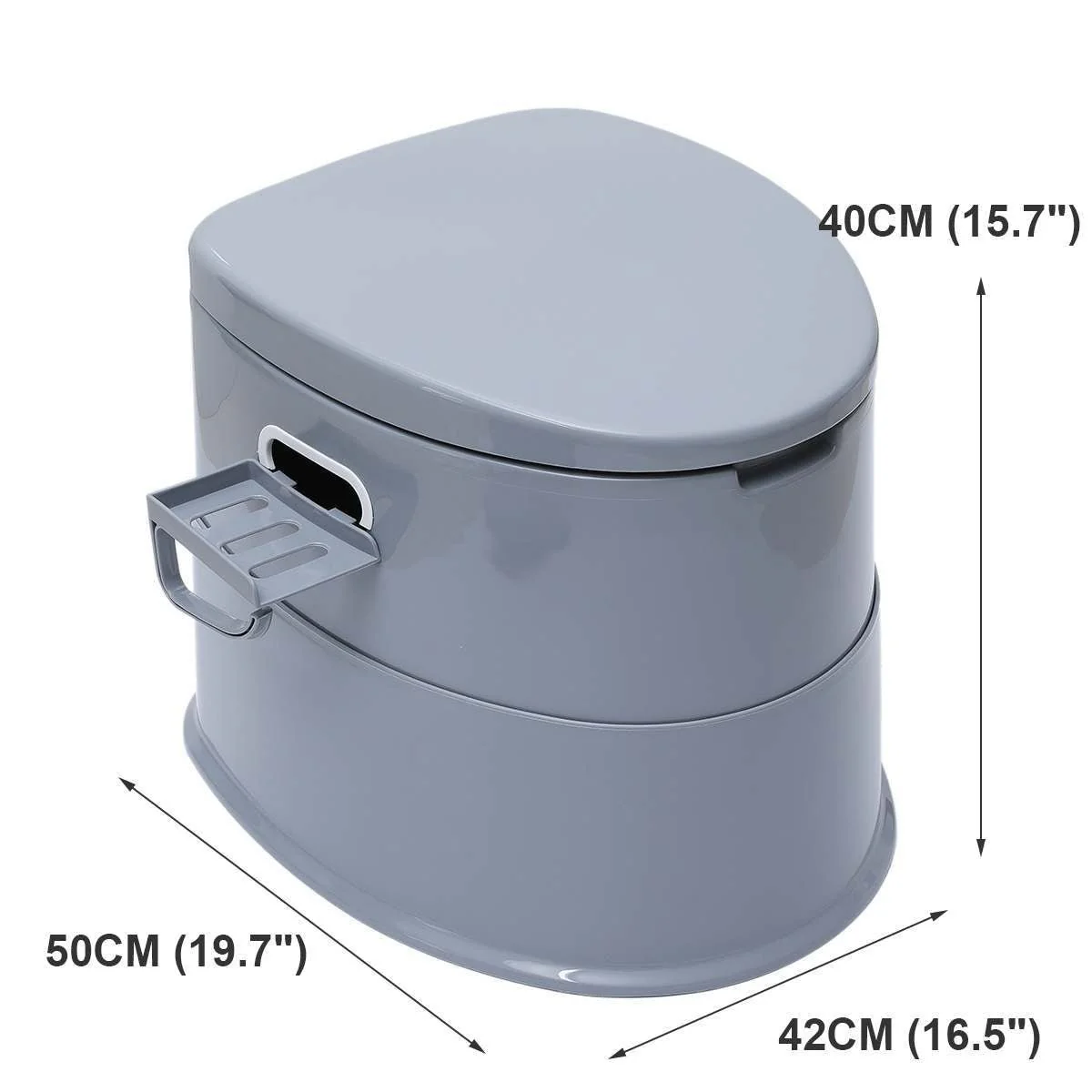 Portable Camping Toilet with 1.3 Gal Inner Bucket – Travel - Image 2