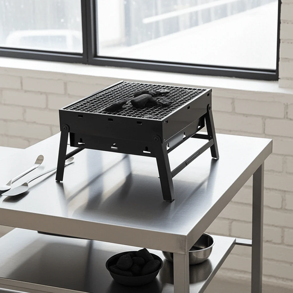 Portable Charcoal BBQ Grills – Durable Steel & Stainless Steel Construction