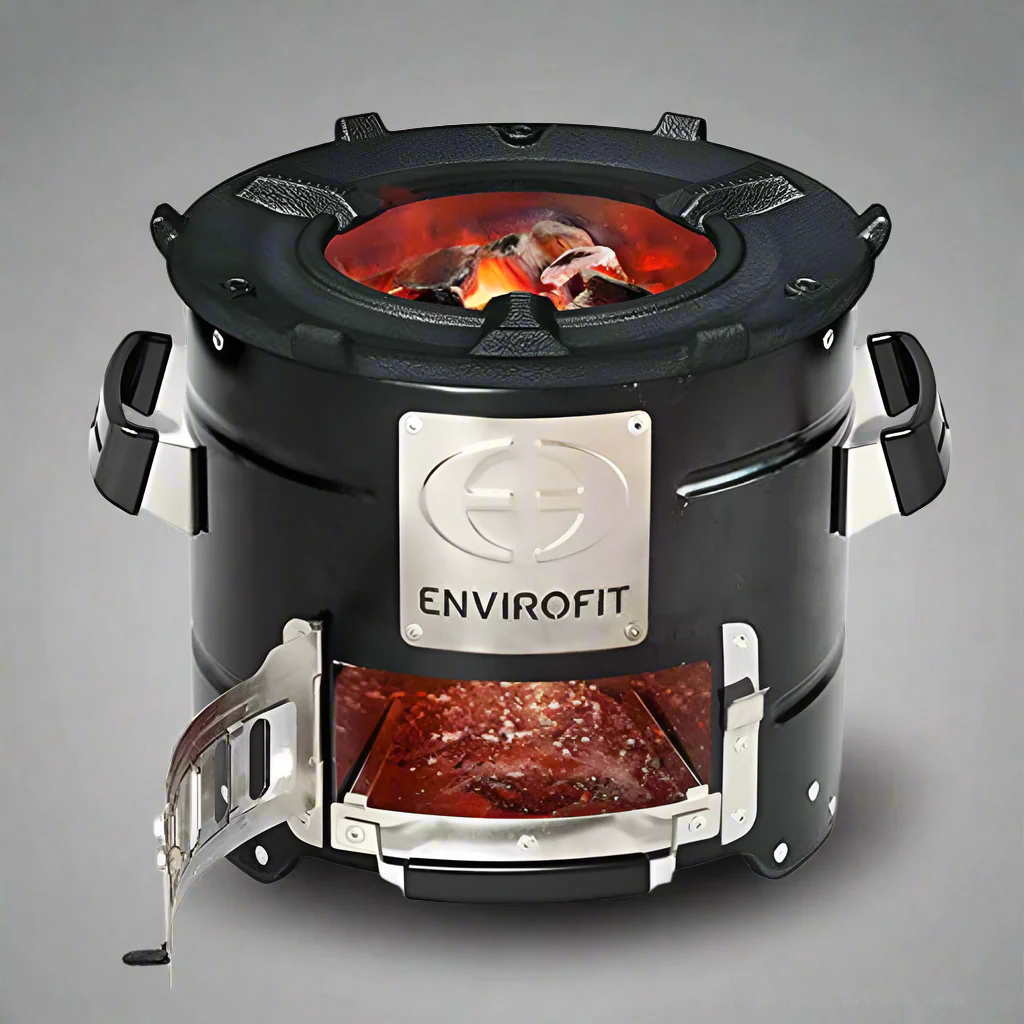 Portable Charcoal & Wood Camping Stove – Compact Outdoor Cooktop | 11213611 - Image 2