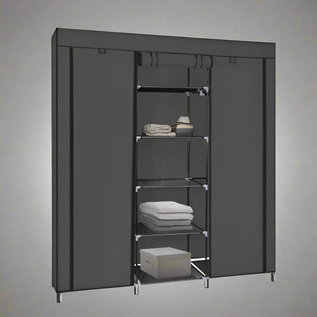 Portable Fabric Wardrobe Closet – 9-Shelf Clothing Storage Organizer | AMSRD252 - Image 3