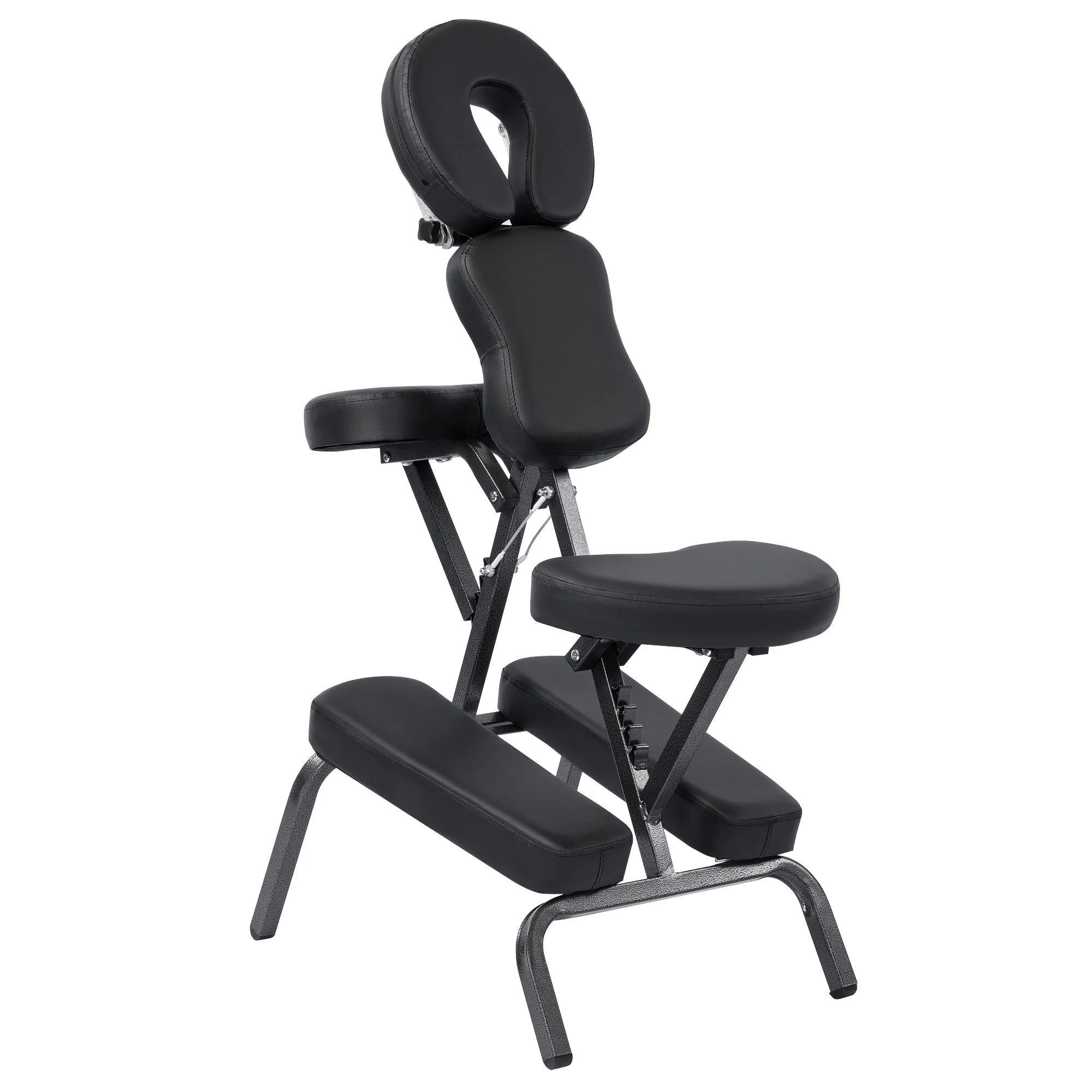 Portable Massage Chair – Adjustable Folding Spa Chair with Carrying Bag, Waterproof PU Leather, Heavy-Duty Steel Frame – AMC66