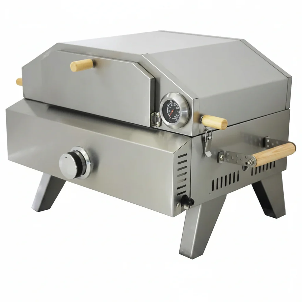 Portable Propane Pizza Oven Outdoor Stainless Steel Gas Pizza Oven Kit HPO02S