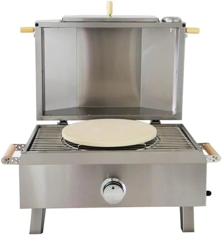 Portable Propane Pizza Oven Outdoor Stainless Steel Gas Pizza Oven Kit HPO02S - Image 2