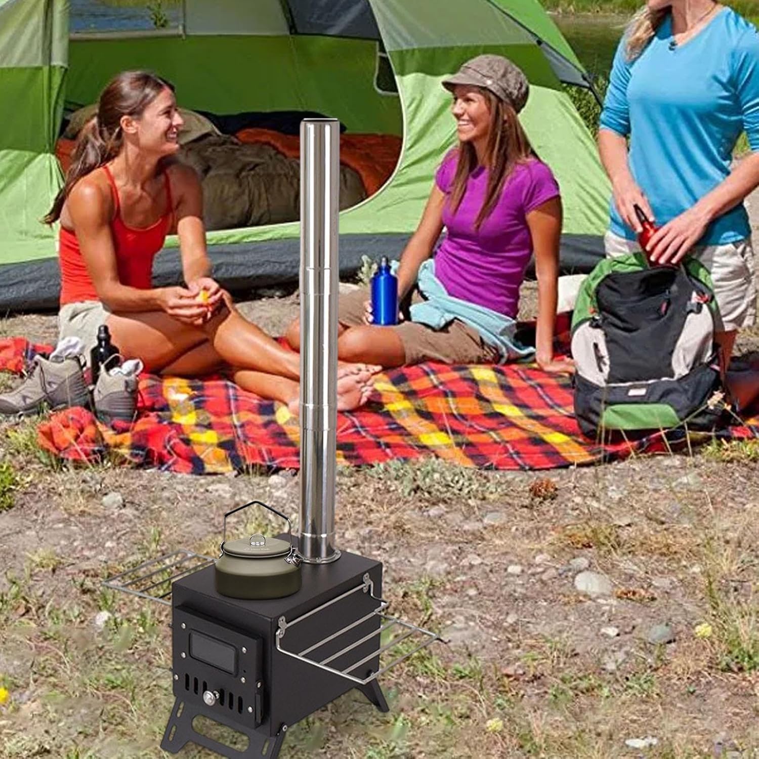 Portable Wood Burning Tent Stove – Compact Camping Heater | 127155 - Image 6