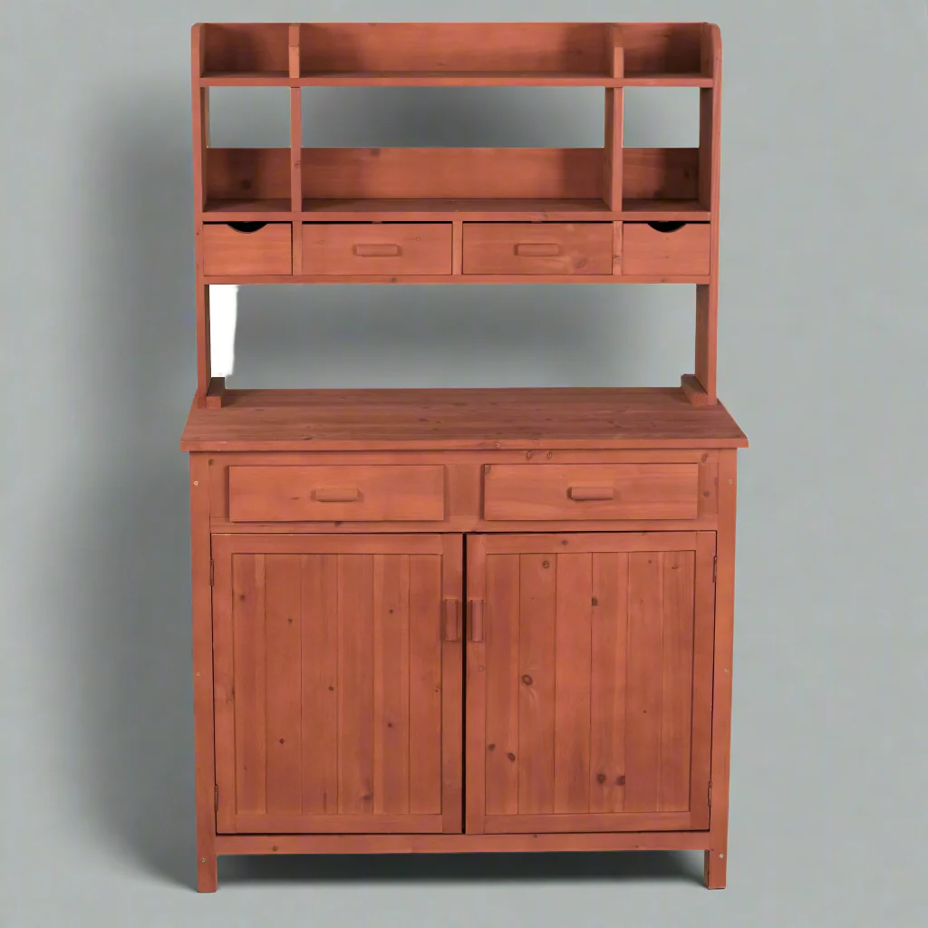 Potting Bench with Storage – Garden Tool Bench with Drawers & Shelves | PB54224 - Image 3