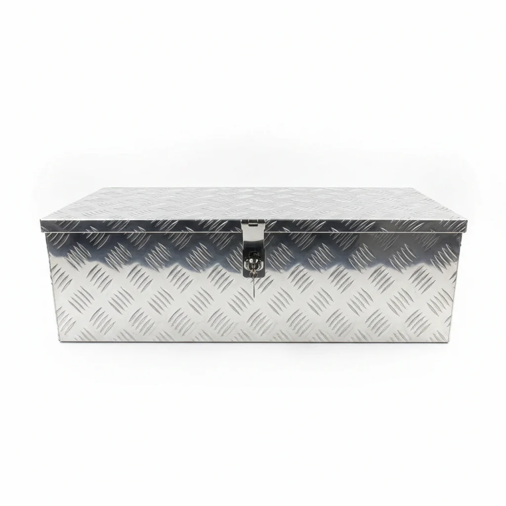 Heavy-Duty Aluminum Tool Box | Lockable Storage Chest for Truck, Garage, and Workshop - Image 3