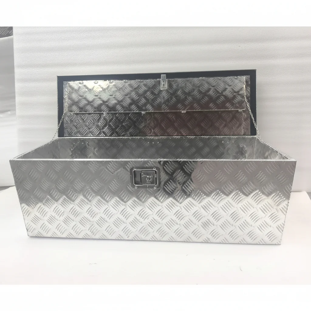 Heavy-Duty Aluminum Tool Box | Lockable Storage Chest for Truck, Garage, and Workshop - Image 5