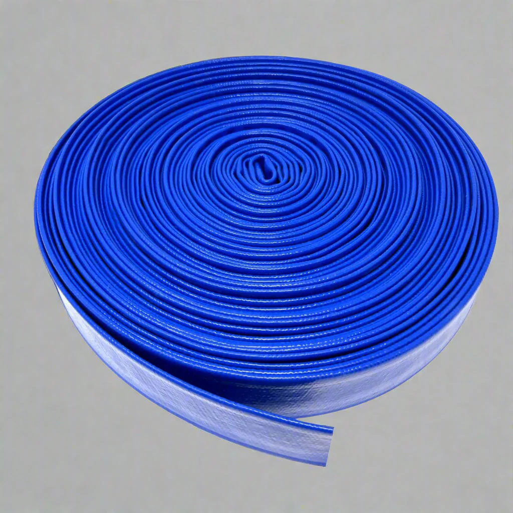 Heavy-Duty PVC Layflat Discharge Hose | 100FT & 300FT Water Hose for Irrigation, Pool, and Construction Use - Image 2