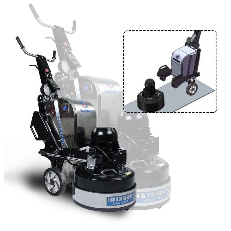 Detachable Manual Concrete Floor Grinder HTG5501 – Heavy‑Duty Portable Surface Grinding HTG5501 - Image 2
