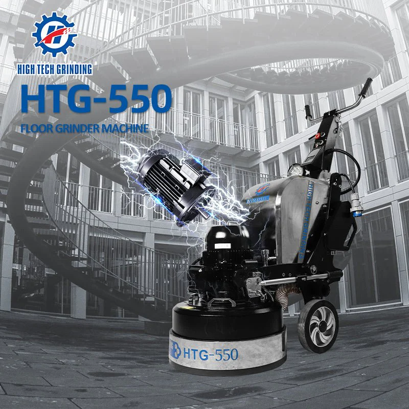 Detachable Manual Concrete Floor Grinder HTG5501 – Heavy‑Duty Portable Surface Grinding HTG5501 - Image 5
